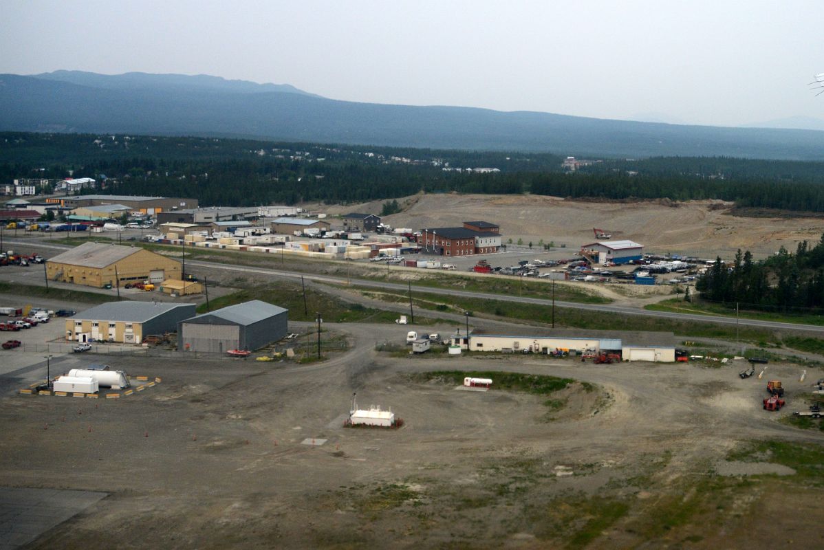 27 Landing At Whitehorse Yukon Airport From Airplane